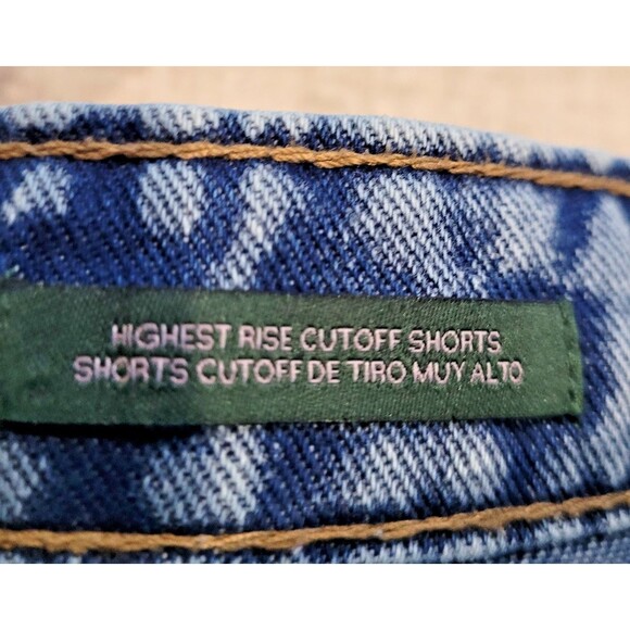 Lot of 2 WILD FABLE Women's High Rise Size 0 Cut Off Jean Shorts School Mom - Picture 11 of 12